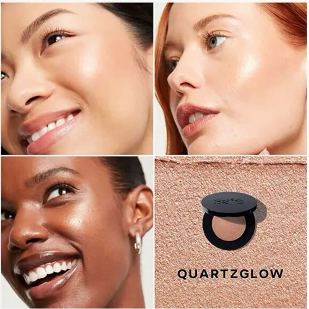 Saie Glow Sculpt Multi-Use Cream Highlighting Blush in Quartzglow NEW